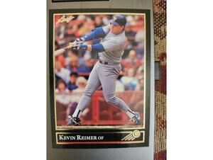 1992 Leaf Black Gold - Kevin Reimer - Rangers - #93 Baseball Card